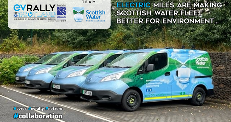 scottish water branded electric vehicles