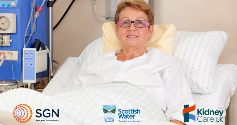 It is the first time a charity and utility companies have worked in this way Kidney Care UK