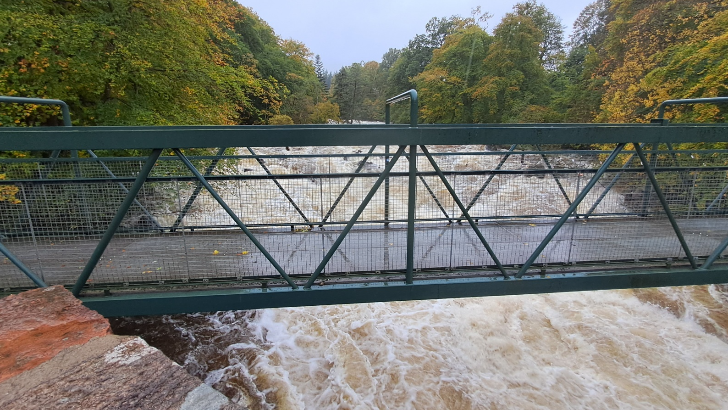 Image showing strong river flows during Storm Babet