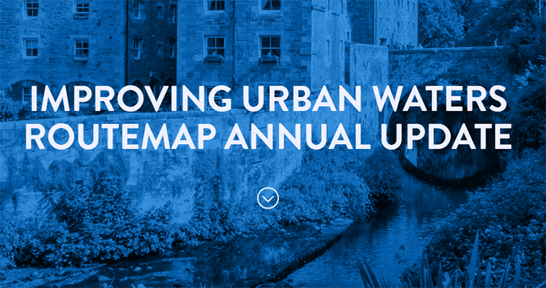 cover and title of the Improving Urban Waters Update for 2023