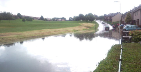 Flooding at St Leonard Park 