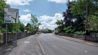 The road is a key route from Glasgow and the M77 Stewarton Kirkford Bridge Overflow Upgrade