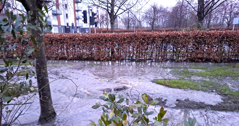 The rising main has burst many times over recent years Kings Inch Road Sewer Upgrade