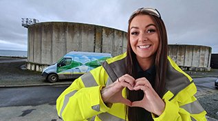 Michelle Barbour Waste Water Team Leader at Scottish Water on International Women's Day