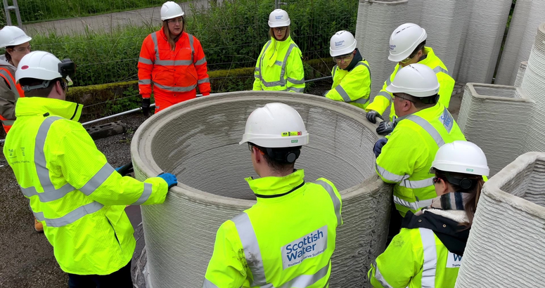 Assets require only a few hours to dry compared to traditional methods of production 3D Concrete Printing