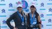 Lesley (left) Julie (right) pictured with their medals on after completing the Disneyland Paris Half Marathon in 2019.