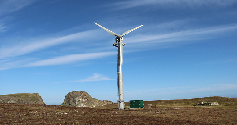 Fair Isle Wind Turbine