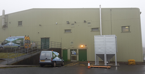 Biomass Boiler at Penwhirn WTW Biomass Boiler at Penwhirn WTW