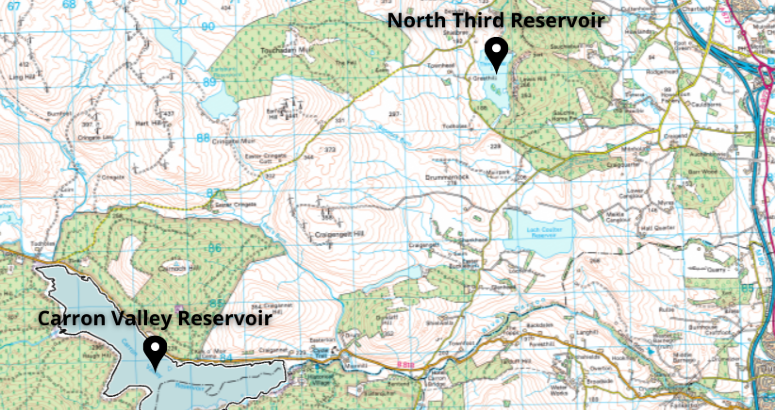 Carron Valley Map