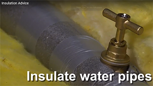 How to Insulate your pipes video