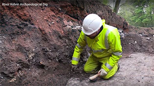 River Kelvin Archaeological Dig