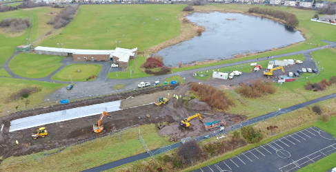 Saltcoats to Stevenston Rising Sewer Main Burst
