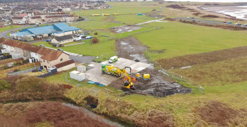Saltcoats to Stevenston Rising Sewer Main Burst