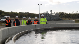 Members of the Ardersier Community Liaison Group had a tour of the upgraded site after it was made operational