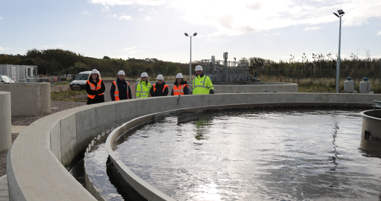 Members of the Community Liaison Group had a tour of the site after the upgraded Works was made operational