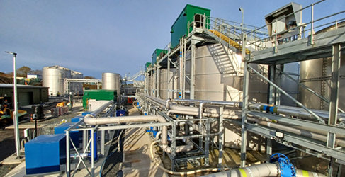 building in wastewater treatment works