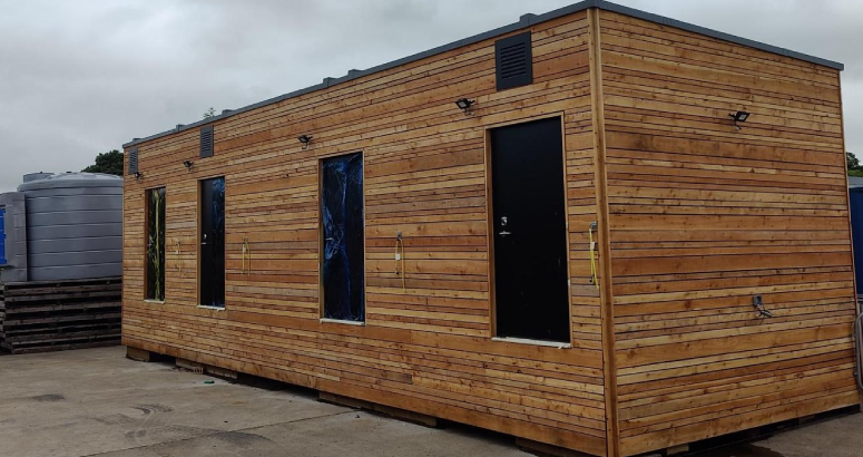 One of the units in RSE Dalgety Bay undertaking the chemical dosing installation works prior to dispatch to site