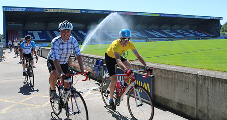 Scottish Water employees saddle up for charity Scottish Water employees saddle up for charity