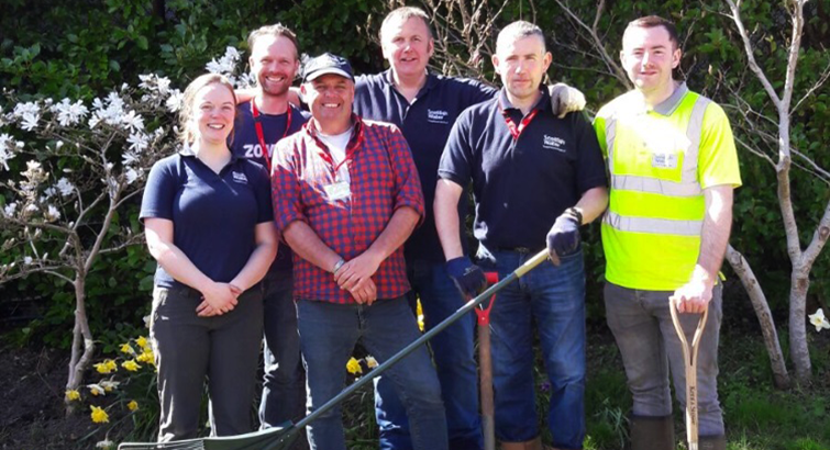 Scottish Water Volunteers at Highland Hospice Scottish Water Volunteers at Highland Hospice