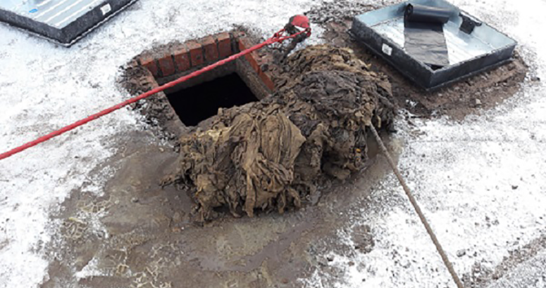 Angus sewer wipes haul is call to keep cycle running Angus sewer wipes haul is call to keep cycle running