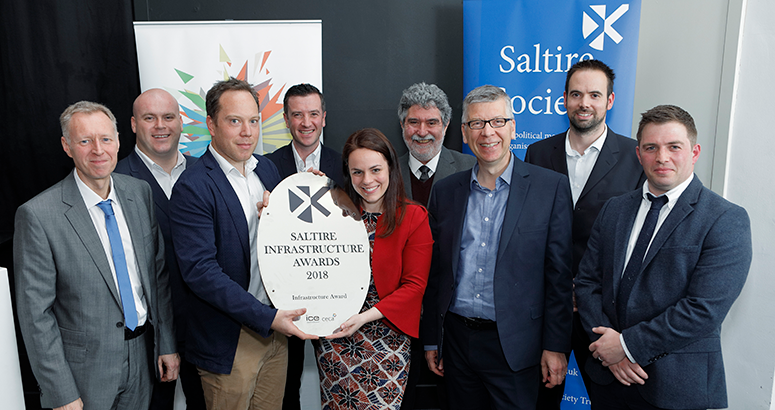 Shieldhall Tunnel Prestigious Saltire Award Team Shieldhall Tunnel Prestigious Saltire Award Team