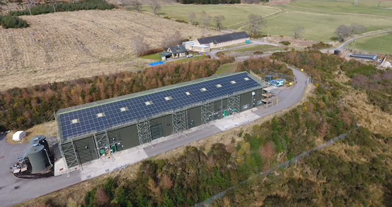 Evanton Solar Panels at Assynt WWTW Evanton Solar Panels at Assynt WWTW