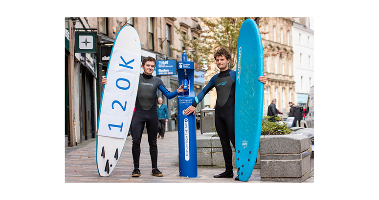 Stirling TUT launch announces taps have saved 120K Bottles Stirling TUT launch announces taps have saved 120K Bottles
