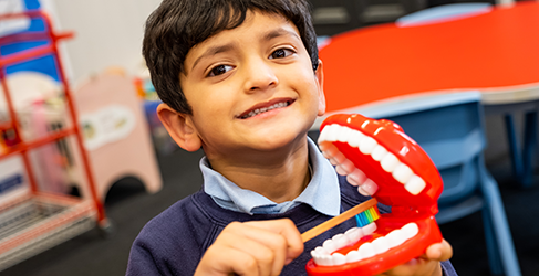 Annette Primary School celebrate National Toothbrushing Day Annette Primary School celebrate National Toothbrushing Day