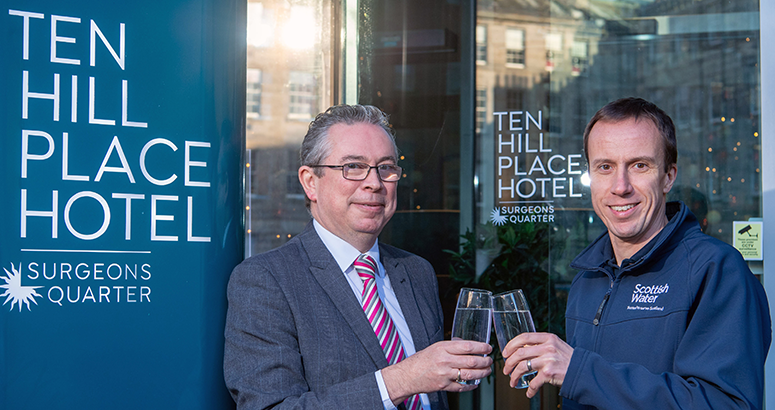 Edinburgh's Ten Hill Place backs Your Water Your Life Edinburgh's Ten Hill Place backs Your Water Your Life
