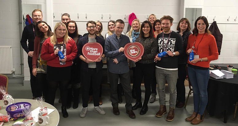 Scottish Water Volunteers at Big Hearts