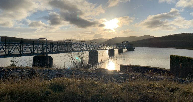 View of Daer Reservoir