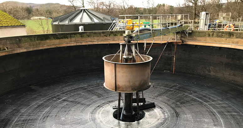 Peebles Waste Water Treatment works