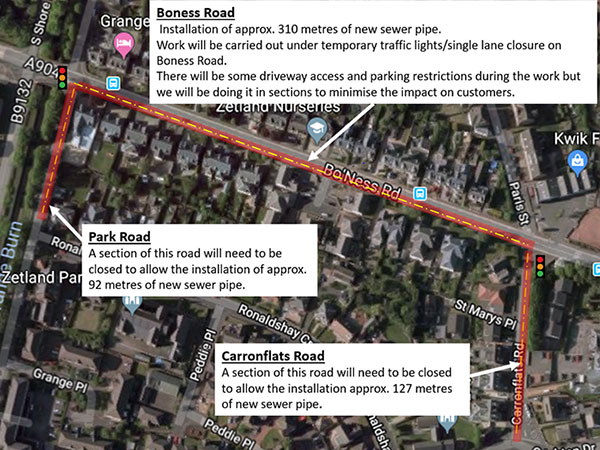 Works map - Bo'ness Road