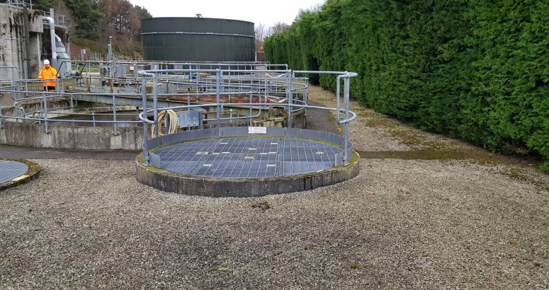 The existing Banchory Waste Water Treatment Works