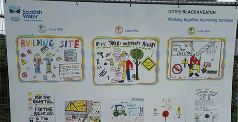 Giffnock Primary School art work