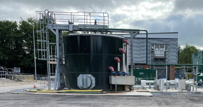 New tanks at Ellon Waste Water Treatment Works