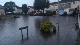 Image showing flooding at Montrose